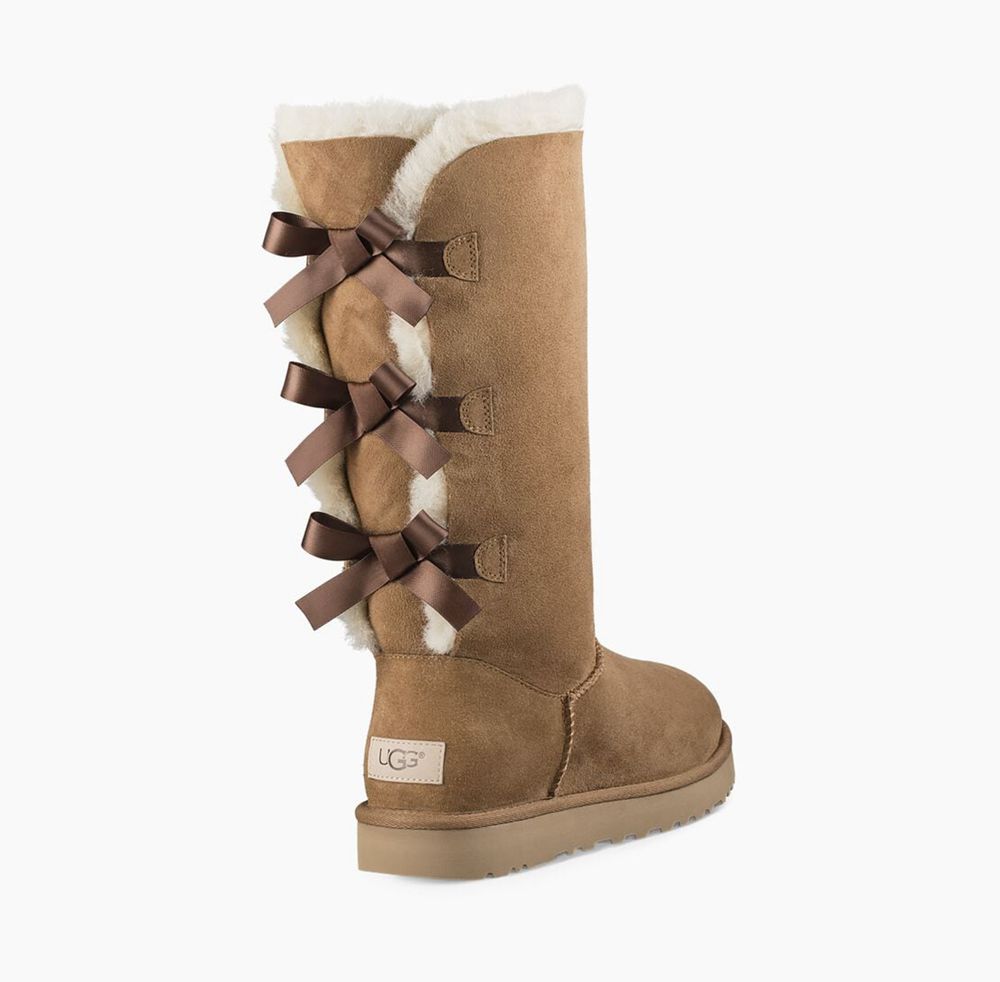 Ugg Tall Boots Canada - Ugg Women's Bailey Bow Ii Brown